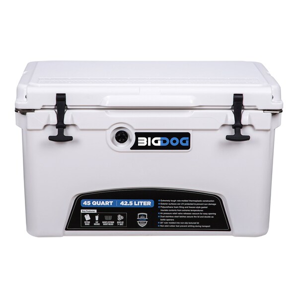 COOLER-FOOD AND BEVERAGE, 45 QT COOLER WITH ACCESSORIES